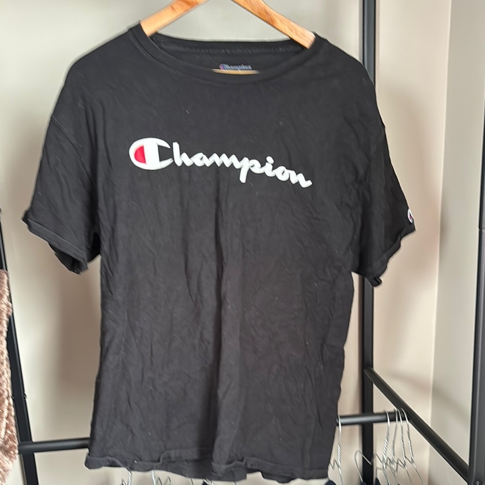 Champion Black T-Shirt